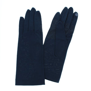 抗菌・抗ウイルス婦人UV手袋ショート丈 ネイビー